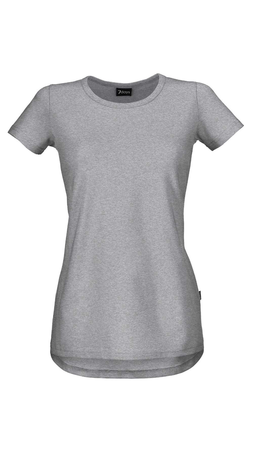 Dames T shirt met iets langer achterpand